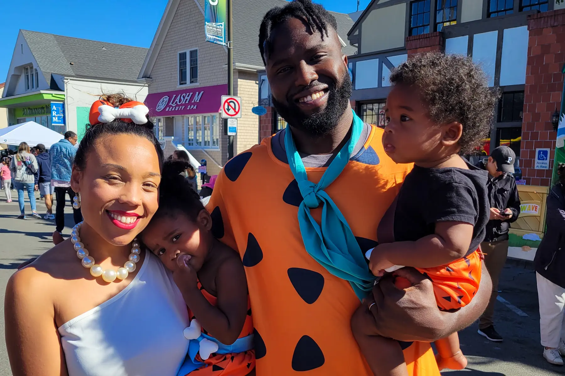 Fall Fest Family in Costume