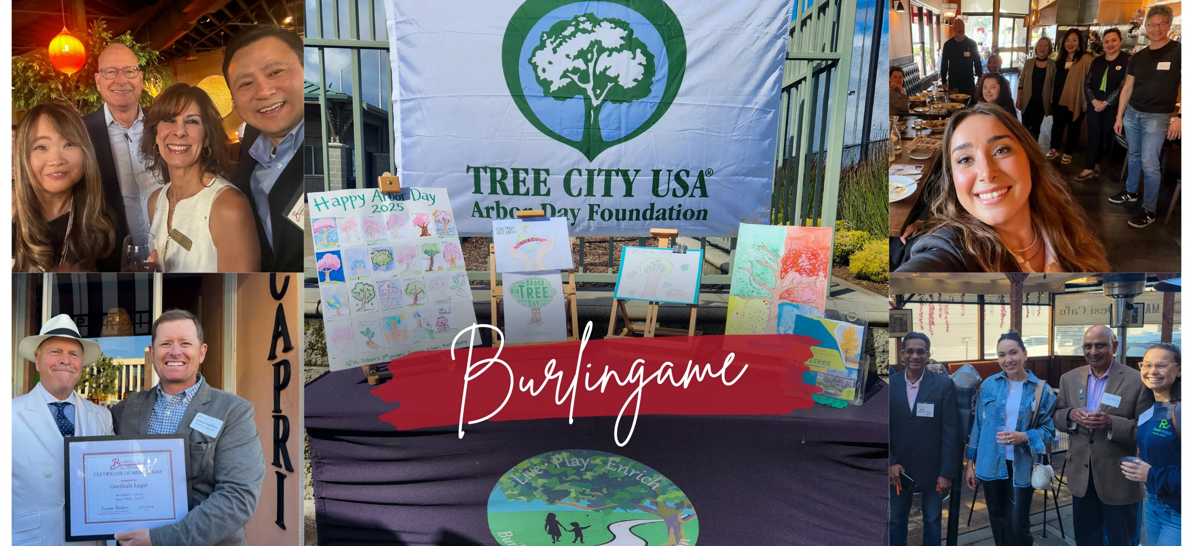Photos from various events and venues around Burlingame, CA