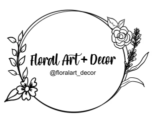 Logo for Floral Art and Decor